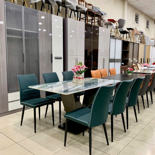 Bàn ăn Mặt Đá Ceramic Cao cấp 43