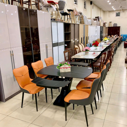Bàn ăn Mặt Đá Xoay 360  44