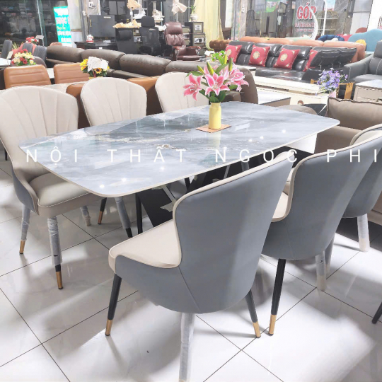 Bàn ăn Mặt Đá Ceramic 41
