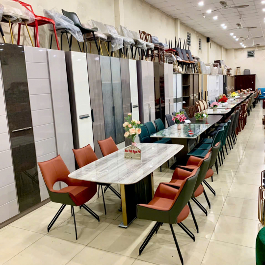 Bàn ăn Mặt Đá Tráng Gương Cao Cấp 47