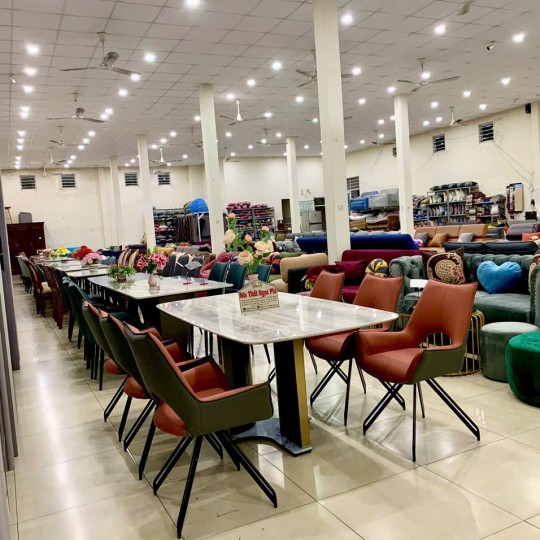 Bàn ăn Mặt Đá Tráng Gương Cao Cấp 47