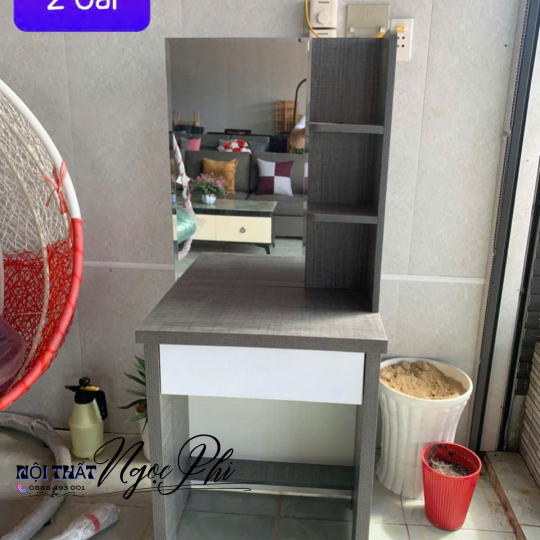 Bàn Trang Điểm Gỗ MDF size 60
